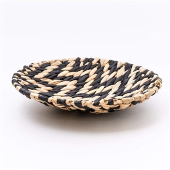 Decorative Natural Woven Plate Etsy