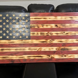 LARGE (19&quot;x37&quot;), Rustic Flag, Wood American Flag, Pallet American Flag, Wood Flag, Wooden Flag, Wood Sign, Wood Art, Wood Working