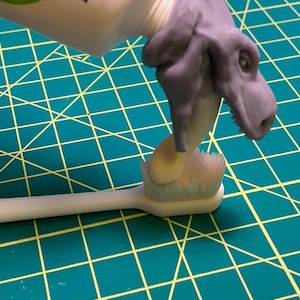 T-Rex Dinosaurier Zahnpasta Kappe @ 3D druckbare digitale sofortiger Download nur STL-Datei (18+ ausgereifte Inhalt) nicht erstattbar