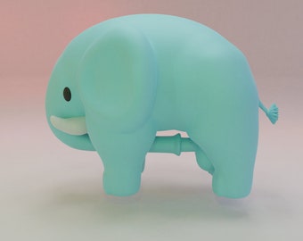 Self Employed Elephant @ 3D Printable Digital Instant Download Only STL File (18+ Mature Content) Non-Refundable