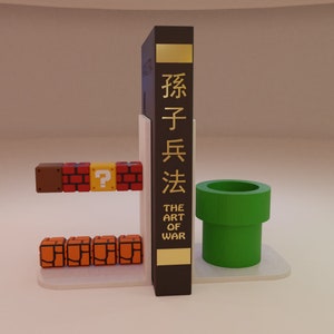 Super Mario Stage Bookends @ 3D Printable Digital Instant Download Only STL File (18+ Mature Content) Non-Refundable