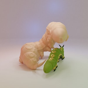 Cockterpillar @ 3D Printable Digital Instant Download Only STL File (18+ Mature Content) Non-Refundable