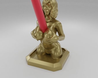 Boob Squeeze Your Pen Holder @ 3D Printable Digital Instant Download Only STL File (18+ Contenu mature)