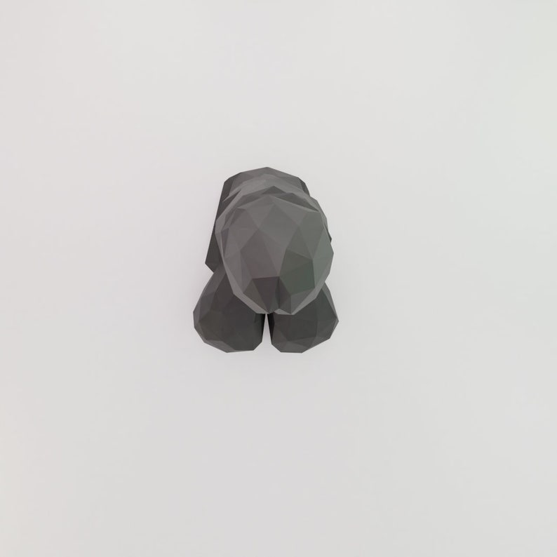 Wall Decoration Low Polygon Penis 3D Printable Digital - Etsy