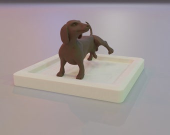 Dachshund Dog Peeing Fountain @ 3D Printable Digital Instant Download Only STL File (18+ Contenu mature)