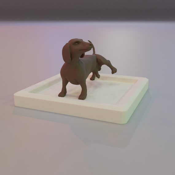 Dachshund Dog Peeing Fountain 3D Printable Digital Instant Etsy Australia