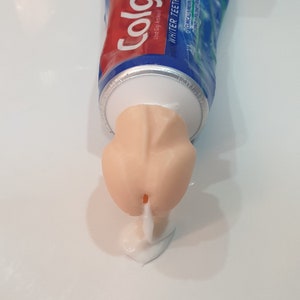 3D Printable Dick-Head Toothpaste Topper Cap STL File (Digital Download)