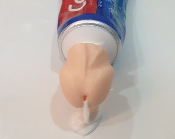 Dick-Head Toothpaste Topper Cap @ 3D Printable Digital Instant Download Only STL File (18+ Mature Content) Non-Refundable