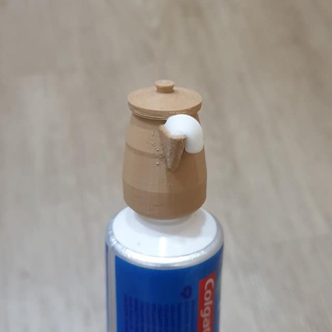 Tea Pot Toothpaste Cap: 3D Printable STL File (digital Download) - Etsy