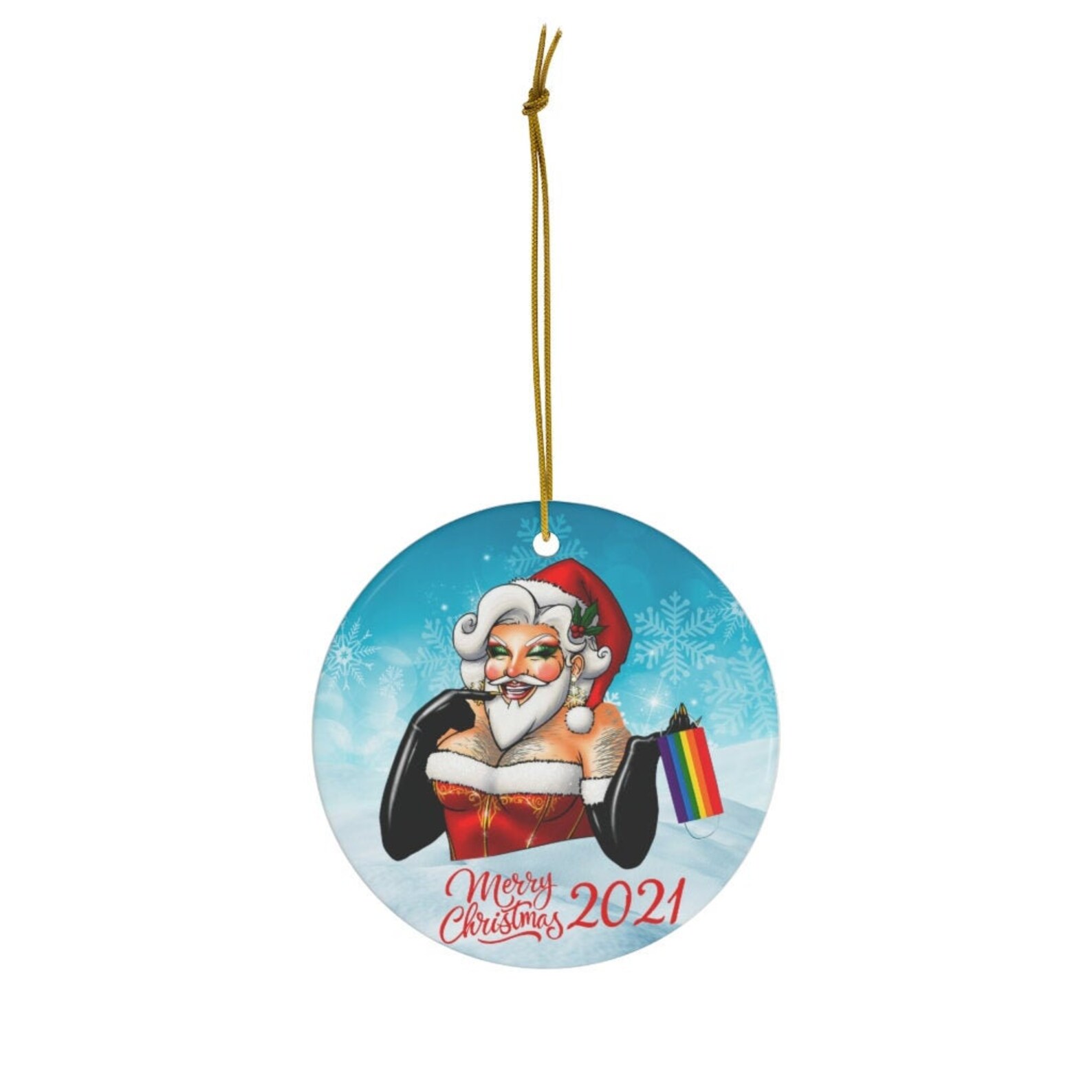 2021 LGBTQ Christmas ornament Fun Gay Pride xmas ornaments Etsy