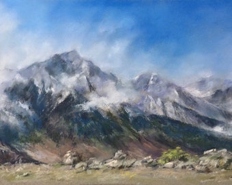 Pastellmalerei der Sierra Nevada