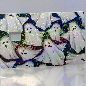 Debet-/creditcardskin holografische geesten