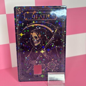Diseño de tarjeta de débito/crédito de la carta del Tarot de la Muerte