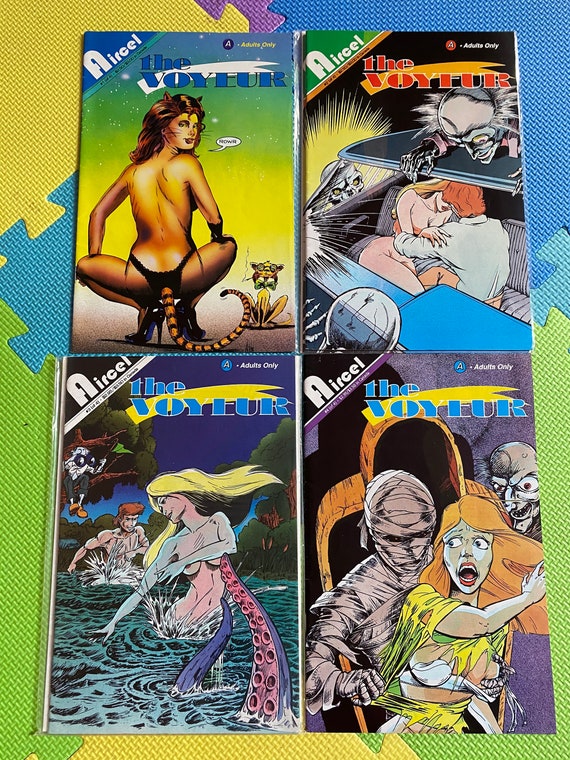 The Voyeur Erotic Adult Comic Books Aircel Comics 1990s