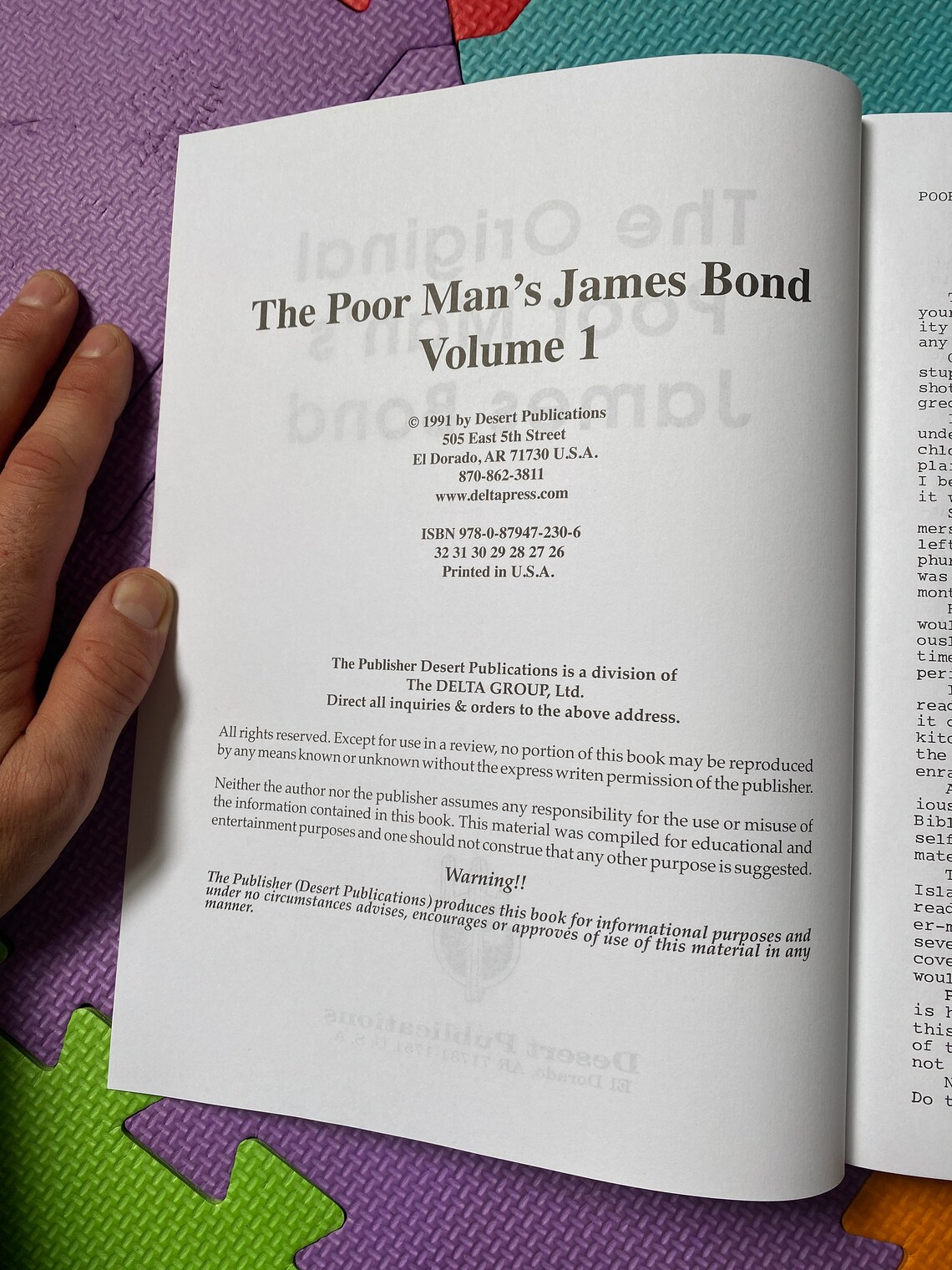 The Poor Man's James Bond Volume 1 by Kurt Saxon Radical Etsy