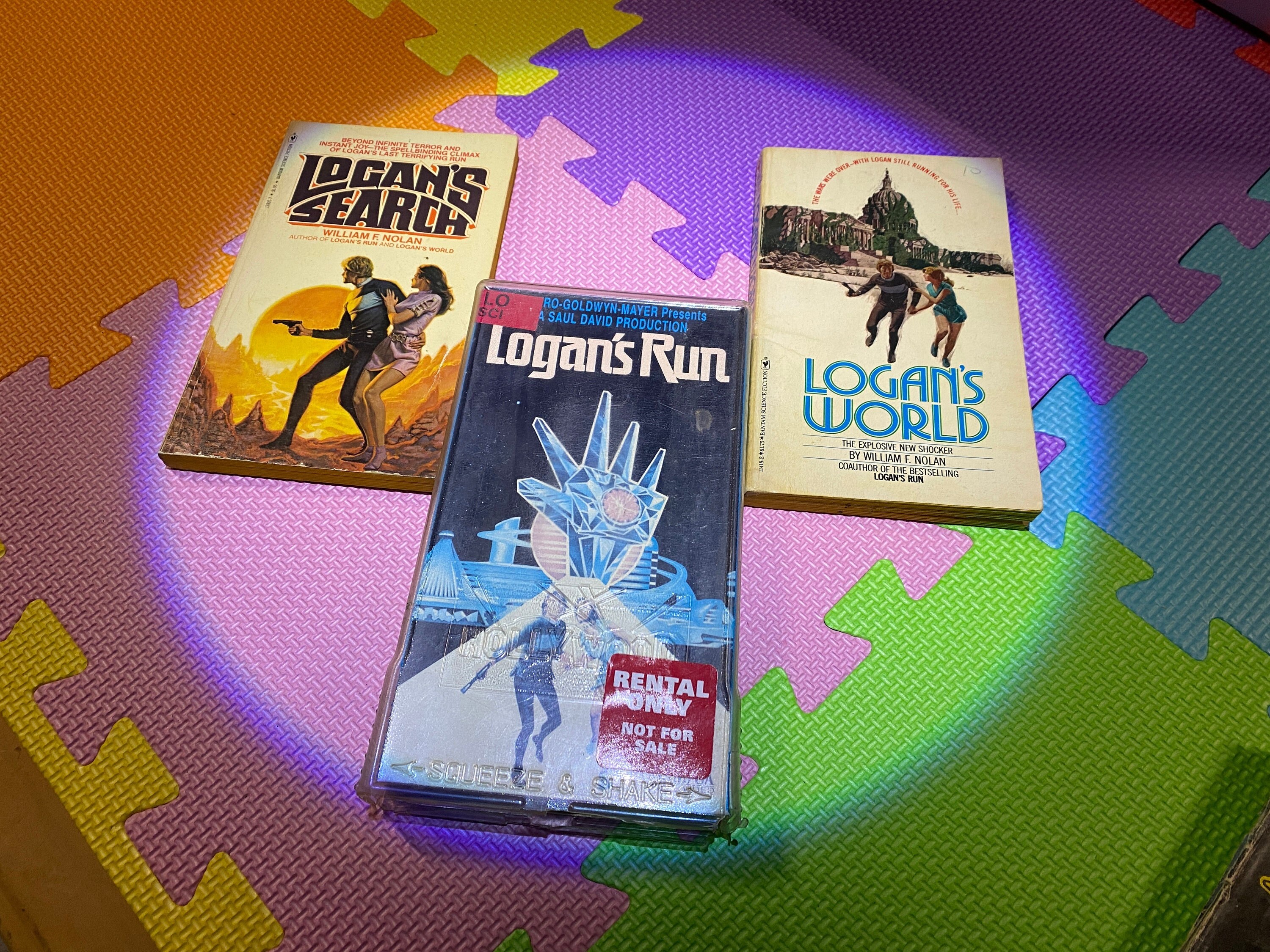 Logan's Run Vintage Book Comic & VHS Lot Logan's - Etsy India