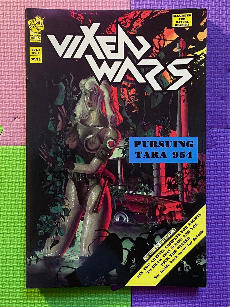 Vixen Wars comic book cover a visual feast