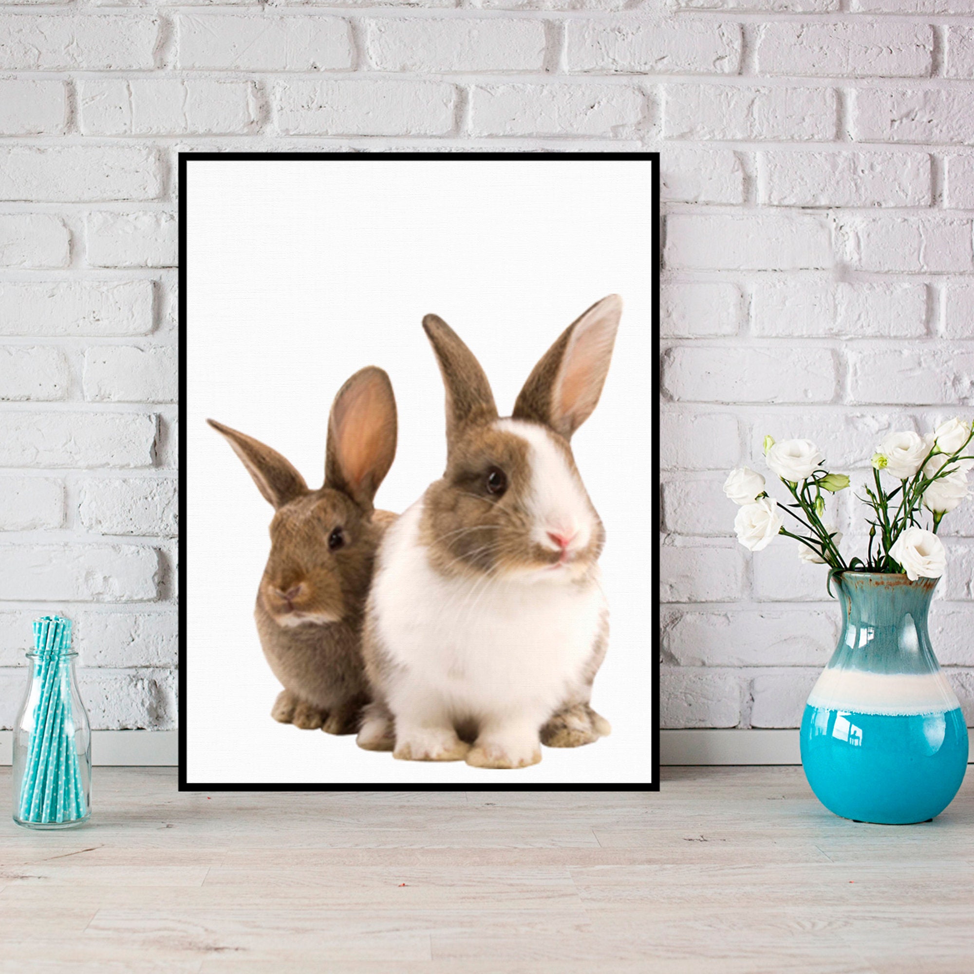 Rabbit Bunny Rabbit Printable Wall Art Digital Download Etsy UK