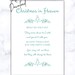 Christmas in Heaven Printable PDF Poem You Print and Frame Memorial ...