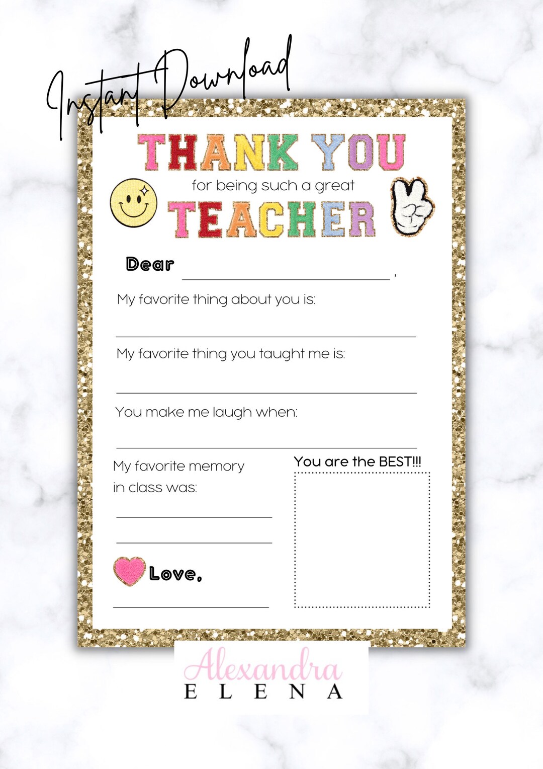 teacher-appreciation-questionnaire-thank-you-for-being-a-great-teacher-glitter-varsity-letters-printable-teacher-gift-etsy for Thank You For Being A Great Teacher Free Printable Teacher Appreciation Questionnaire Thank You for Being A Great Teacher Glitter Varsity Letters Printable Teacher Gift - Etsy for Thank You For Being A Great Teacher Free Printable