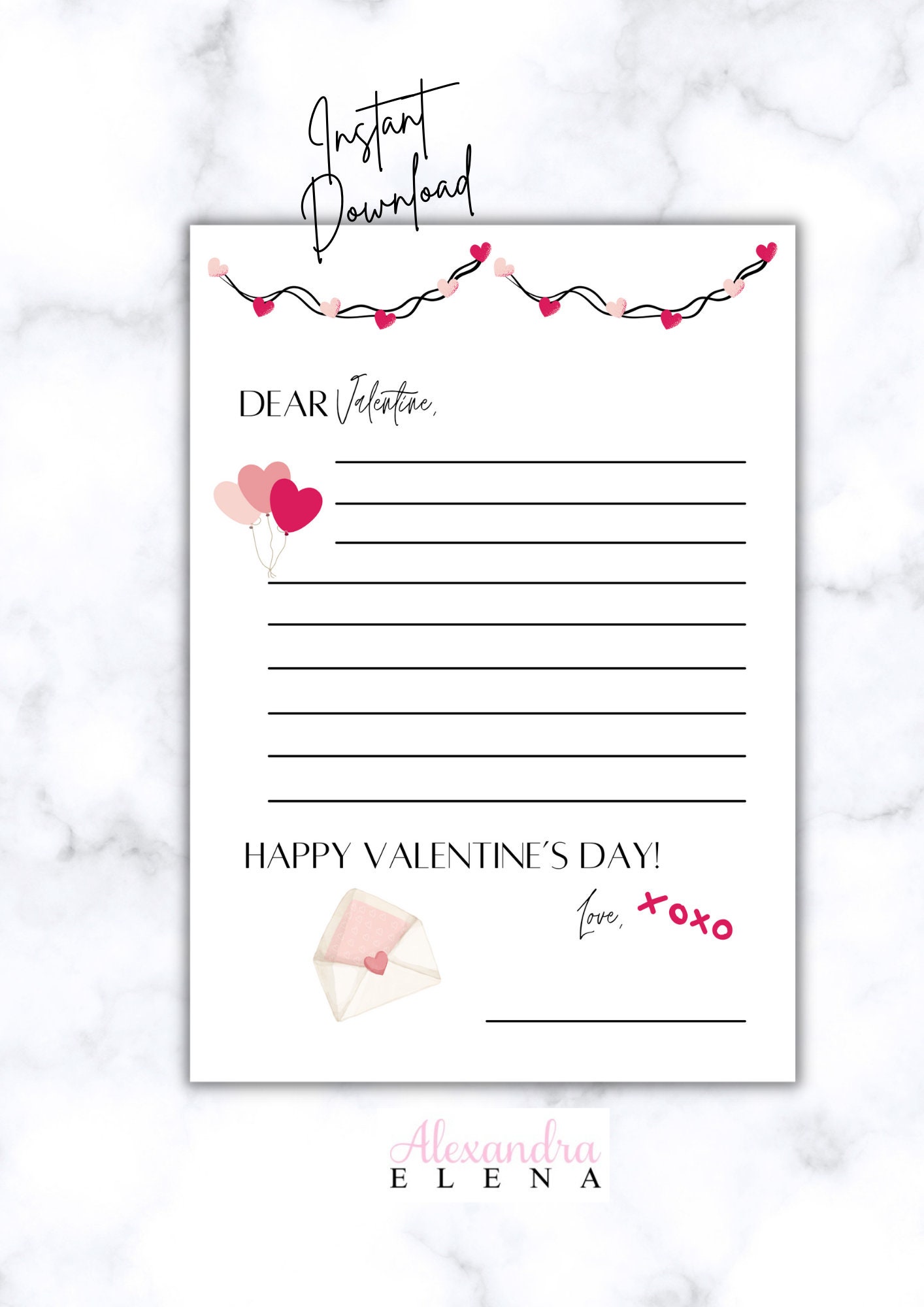 Dear Valentine | Greeting Card Dear Valentine | Greeting Card