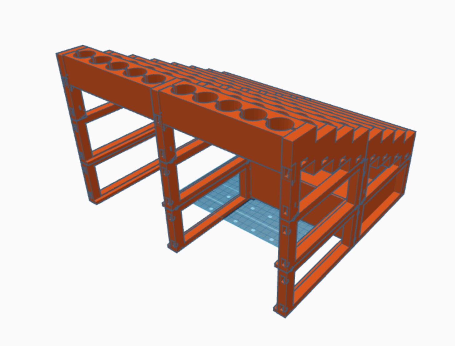 Vallejo Style Paint Dropper Rack 3d Print File - Etsy