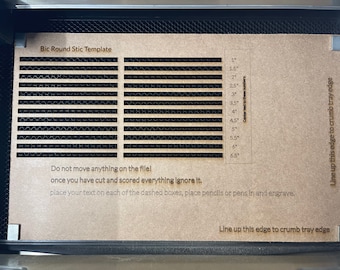 Pen or pencil engraving jig
