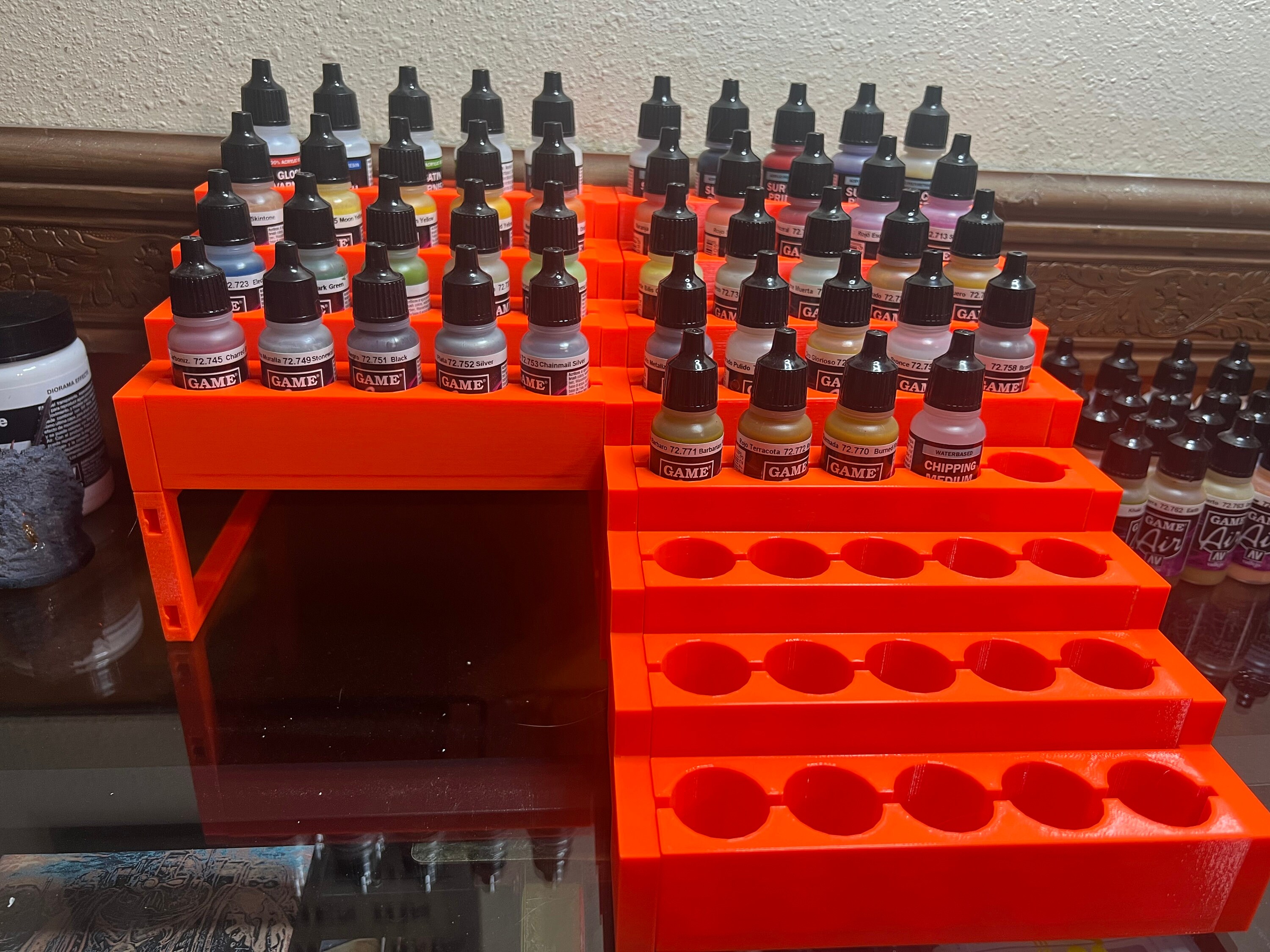 Vallejo Style Paint Dropper Rack 3d Print File - Etsy