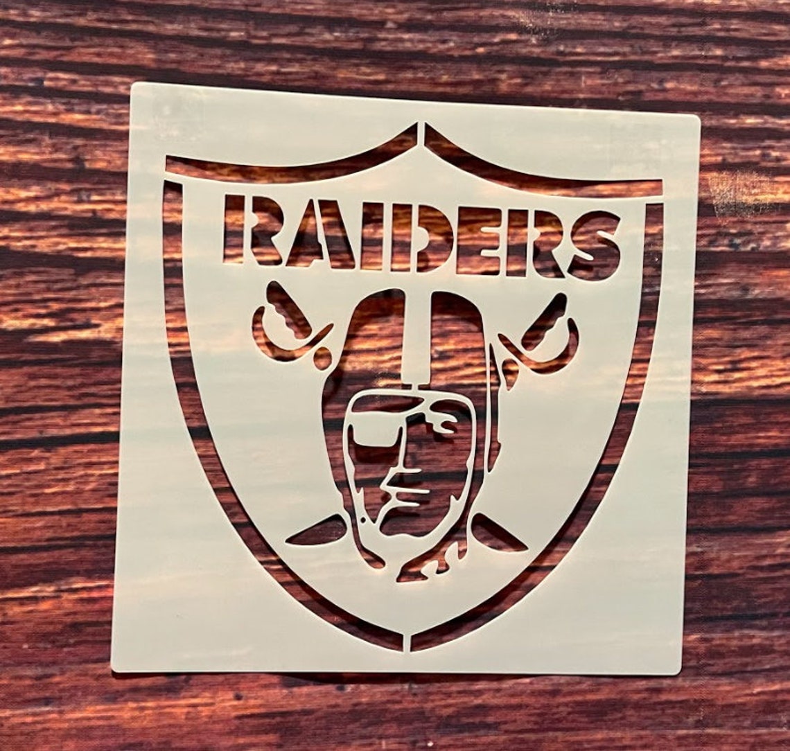 Las Vegas Raiders Stencil Raiders Cookie Stencil Airbrush Etsy