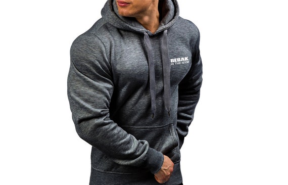 Mens Gym Hoodie Bodybuilding Premium Hooded Sweatshirt | Etsy
