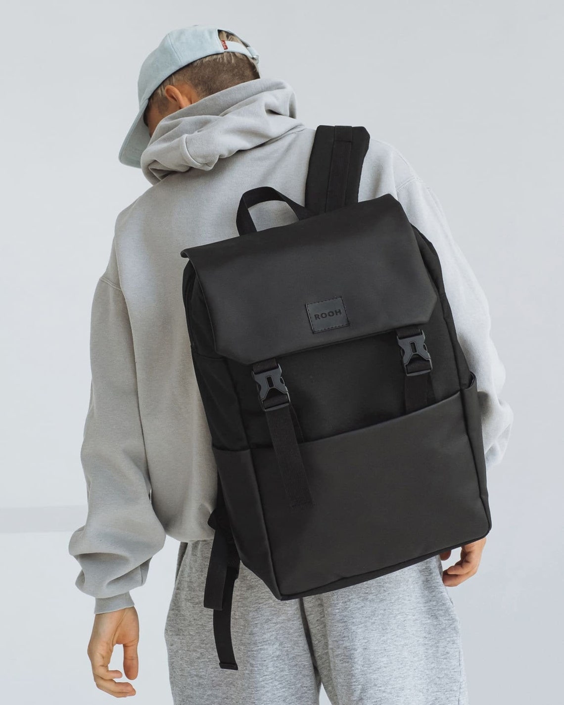Mens Backpack Stylish Backpack Big Laptop Backpack MacBook Air Etsy