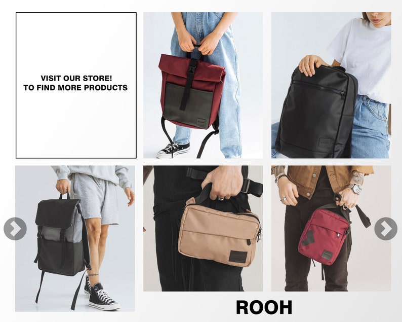 Mens Backpack Stylish Backpack Big Laptop Backpack MacBook Air Etsy