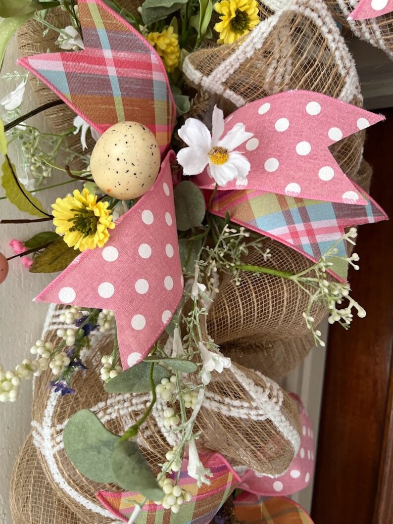 Easter Garland Easter Wreath Easter Decor Etsy