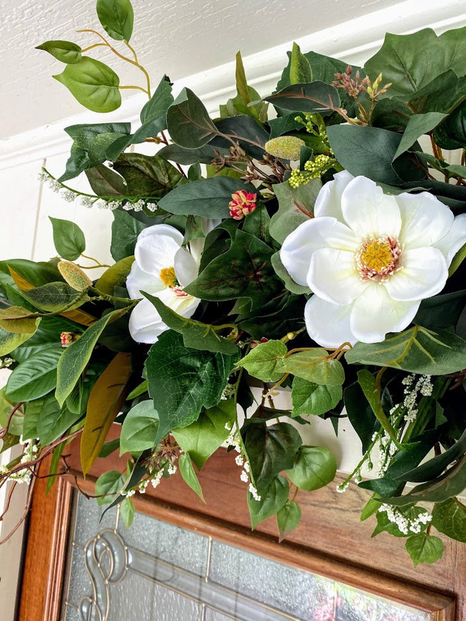 Magnolia Garland Magnolia Swag Summer Decor Etsy