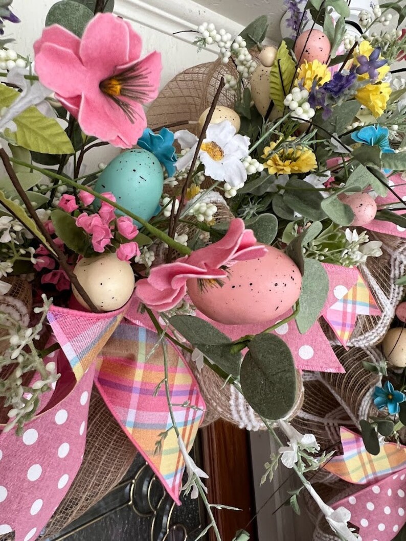 Easter Garland Easter Wreath Easter Decor Etsy