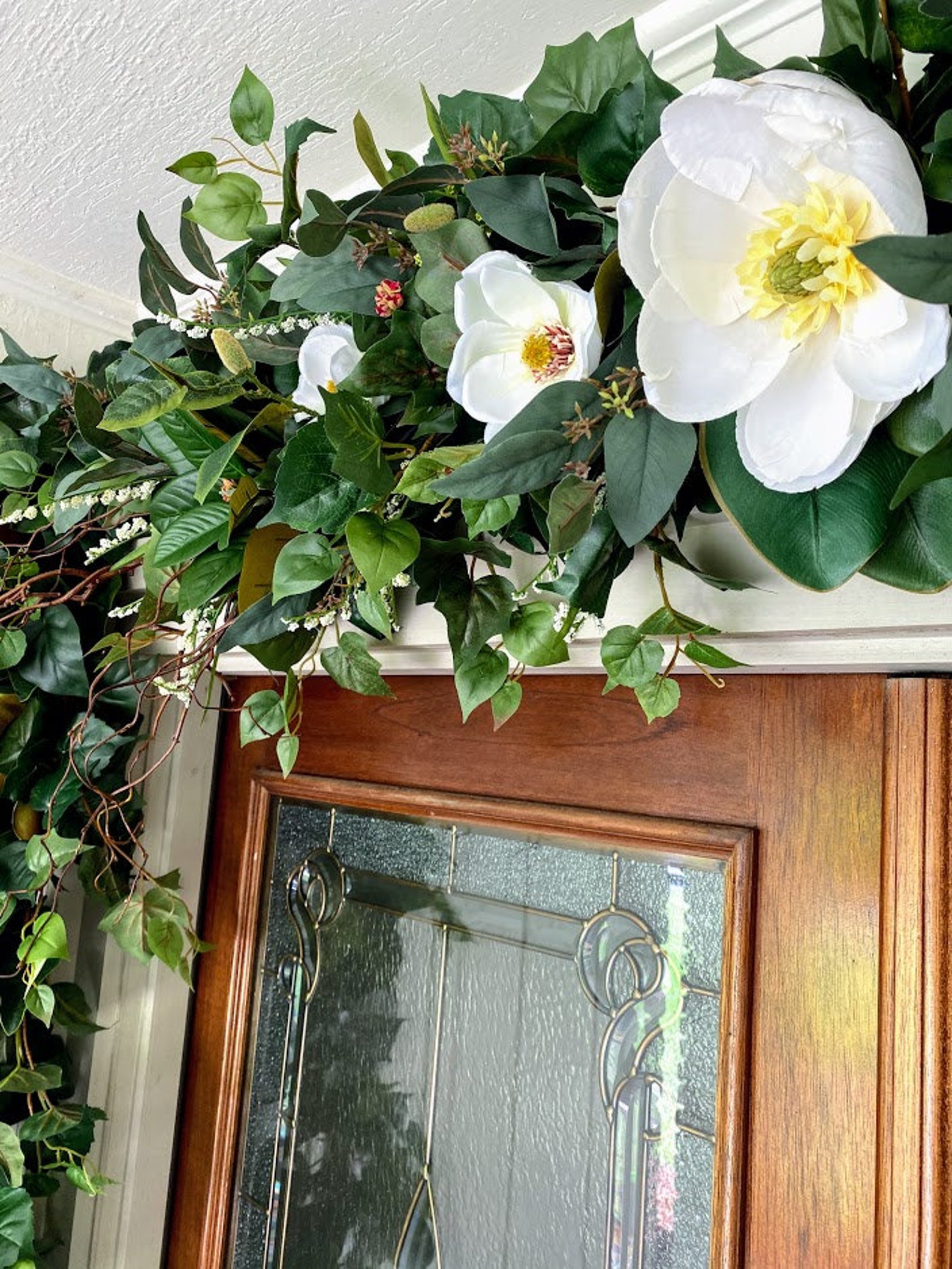 Magnolia Garland Magnolia Swag Summer Decor Etsy