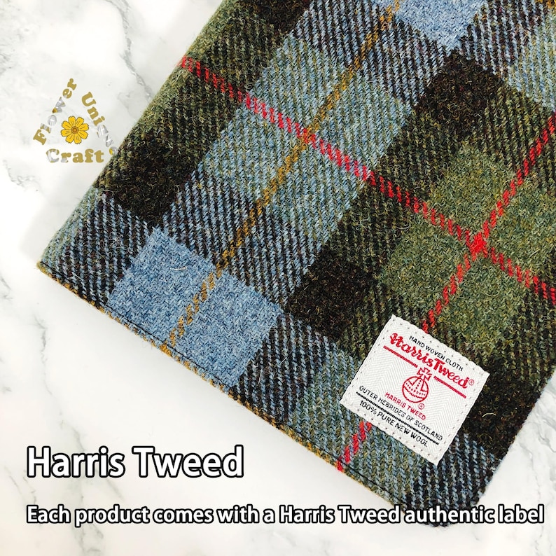 Embroidered Fabric iPad Case Made From Harris Tweed 32 Patterns Cloth ...