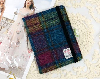 Funda para Kindle de tela bordada Harris Tweed para PaperWhite de 12.ª y 11.ª generación, Kindle de 6 pulgadas (2024), Kindle de 10.ª generación, Kindle de 7 pulgadas y Kobo.