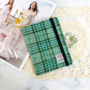 Étui kobo en tissu brodé Harris tweed avec étui transparent gratuit pour Kobo Clara Color BW Clara 2E Libra Color Libra 2 Nia Libra H2O Clara HD
