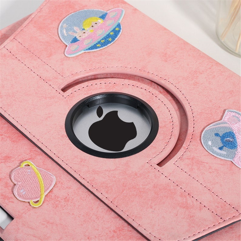 PU leather 360 degree rotating support animal and plant series iPad case for iPad Air 5 2022 iPad 10 10.9 iPad mini 6 iPad Pro 11 12.9 image 3