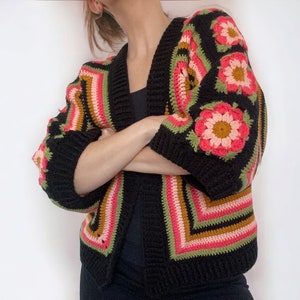 Folk / Boho Crochet Cardigan