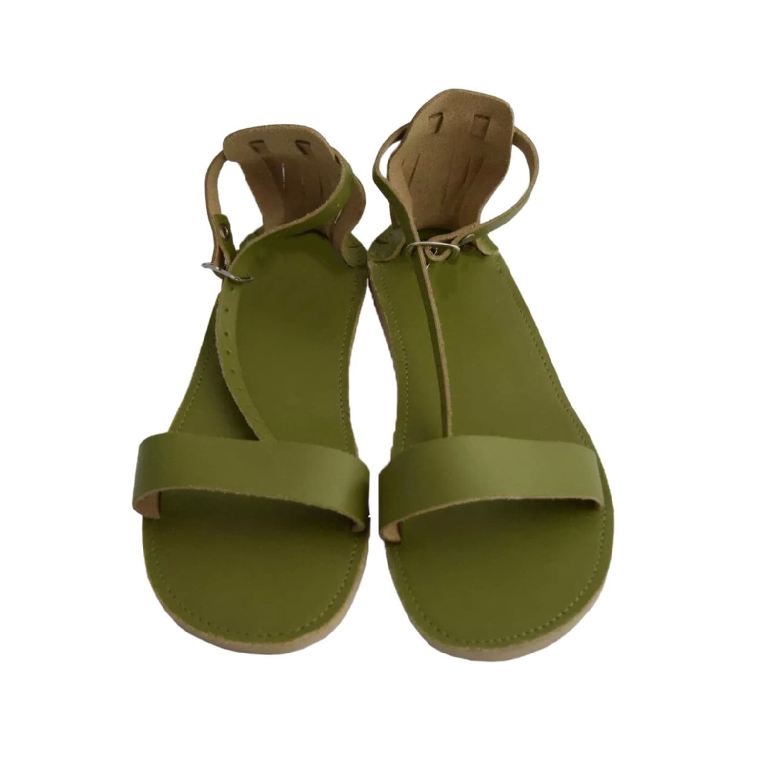 olive color sandals