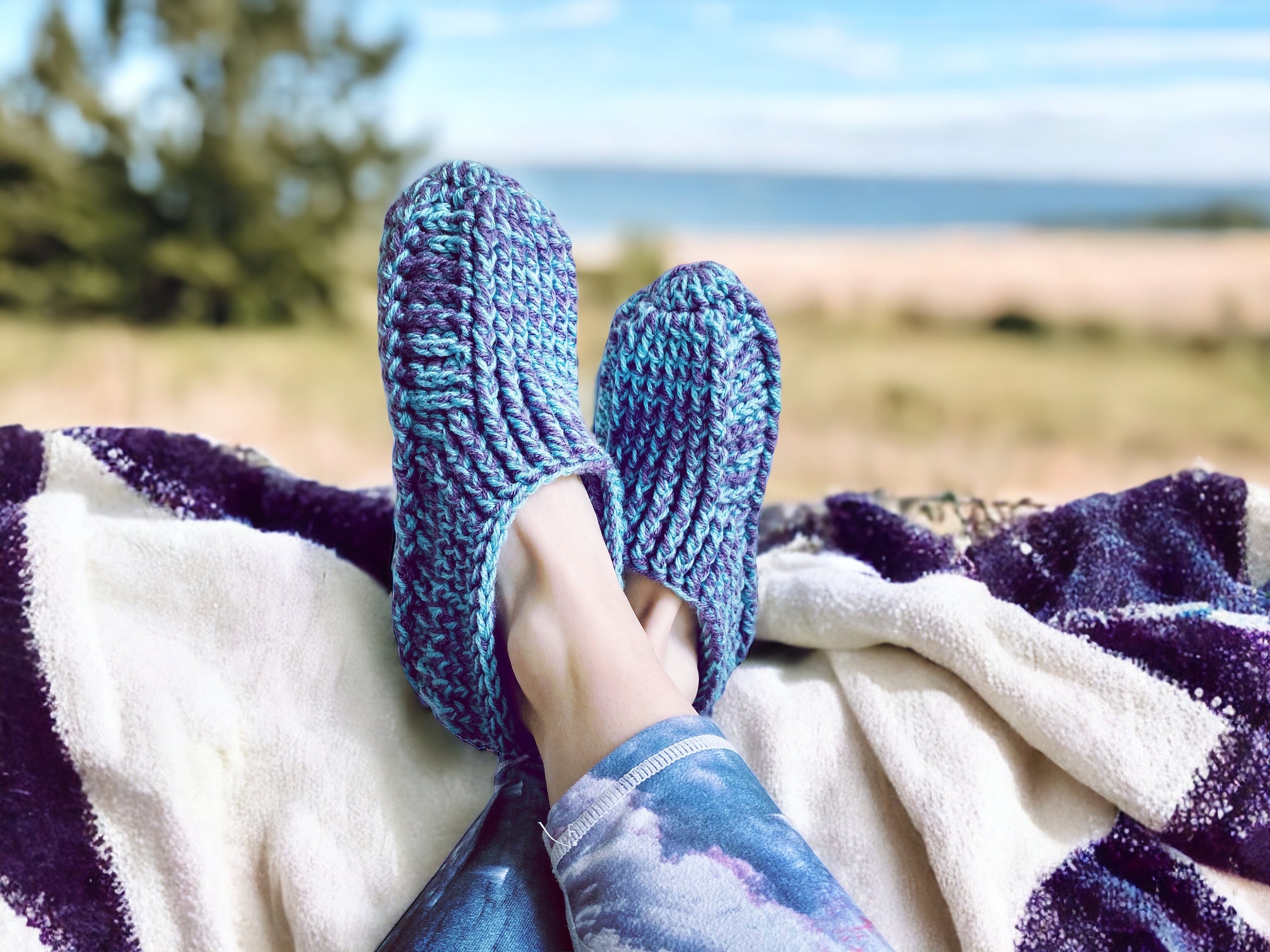 Slipper Socks With Grippers -  UK