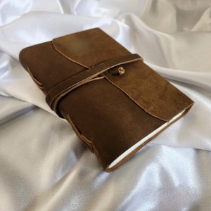 Diario marrone, diario in pizzo di pelle, diario in pelle, quaderno, album da disegno, diario di viaggio, diario dei sogni, regalo di nozze, regalo personalizzato.