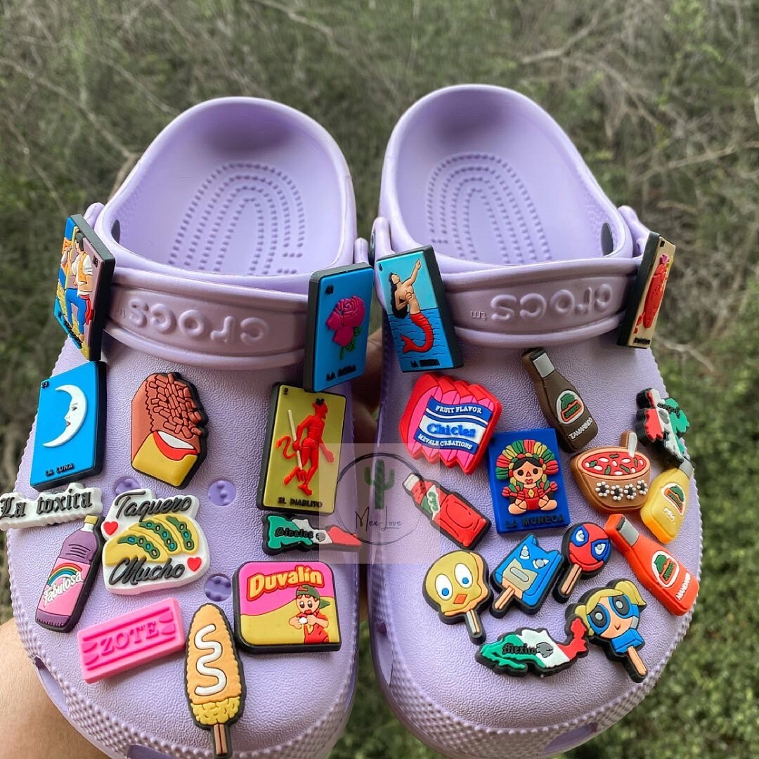 Mexican charms, shoes, paleta, tacos