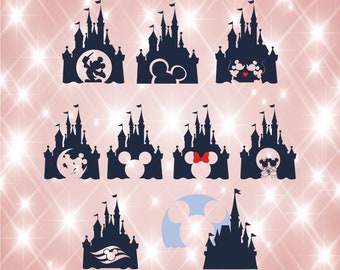 Free Free 215 Disney Castle And Fireworks Svg SVG PNG EPS DXF File