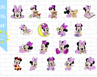 Download Baby Minnie Svg Etsy