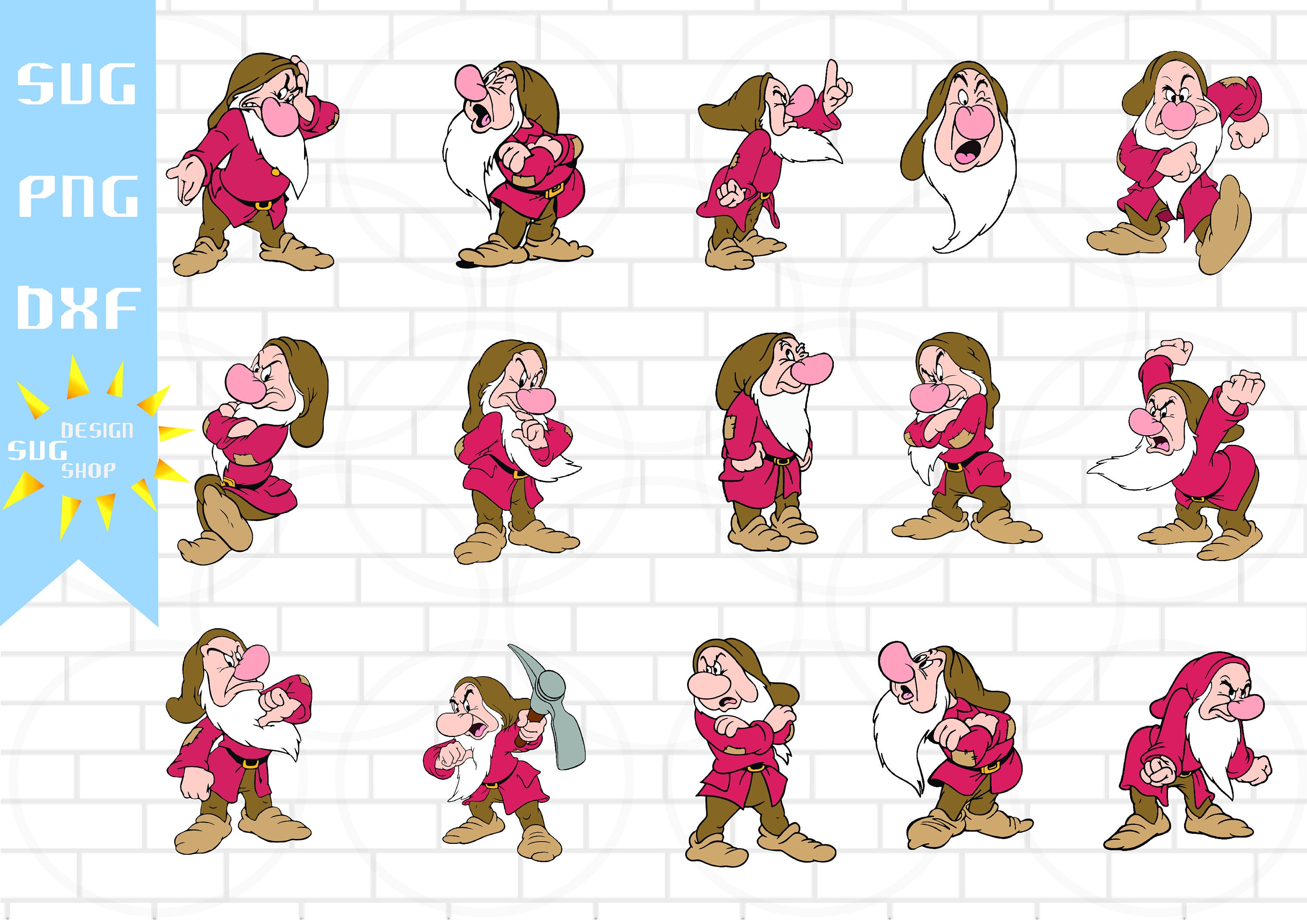 Grumpy Svg Bundle Grumpy Clipart Grumpy Cutting File Grumpy | Etsy