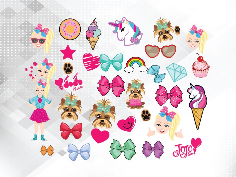 Jojo Siwa Svg Bundle Jojo Siwa Clipart Jojo Siwa Svg Files | Etsy