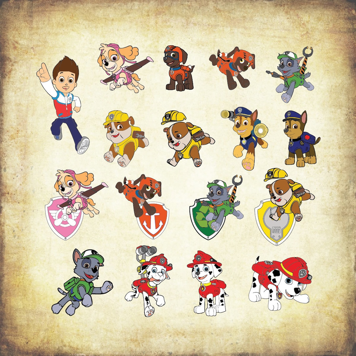 Free Free Paw Patrol Svg Bundle 890 SVG PNG EPS DXF File